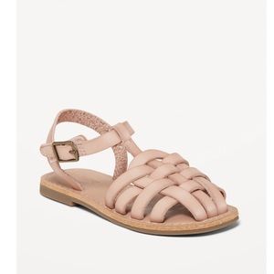 Old Navy Faux Leather Fisherman Sandals